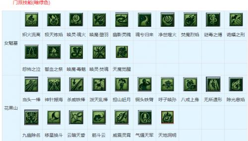 梦幻西游18门派技能都是什么?