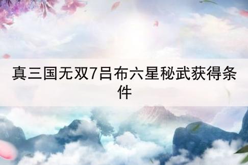 357吕布六星秘武名称