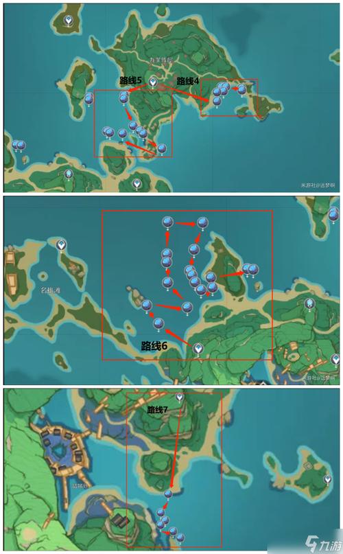 原神海灵芝分布图