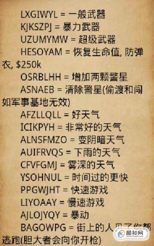 侠盗飞车手机版圣安地列斯怎么开秘籍?