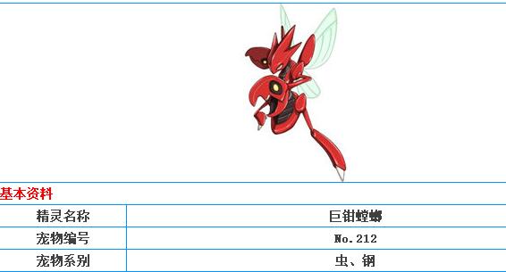 口袋妖怪复刻巨钳螳螂配招推荐