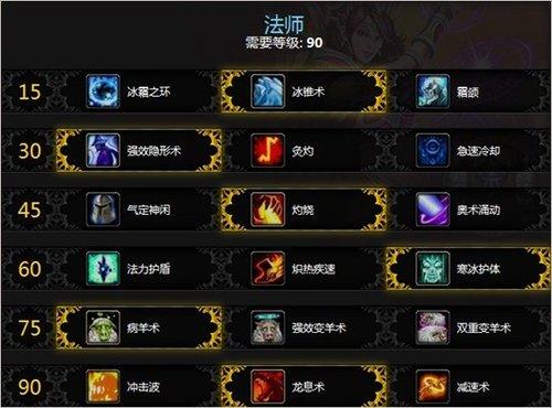 小法师天赋(小法师写的冰火法天赋)介绍_小法师天赋(小法师写的冰火法...