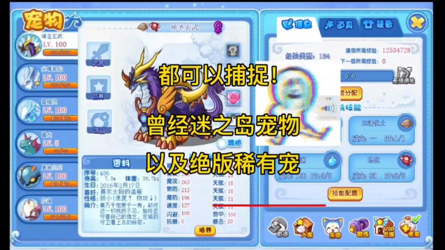洛克王国稀有宠物/漂亮宠物出现地,时间