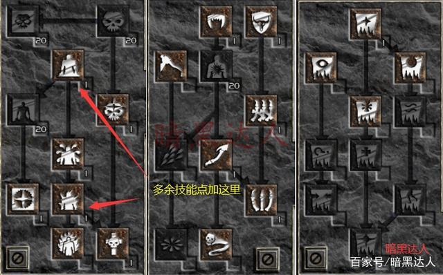 暗黑破坏神2纯招死灵法师加点(技能和属性)