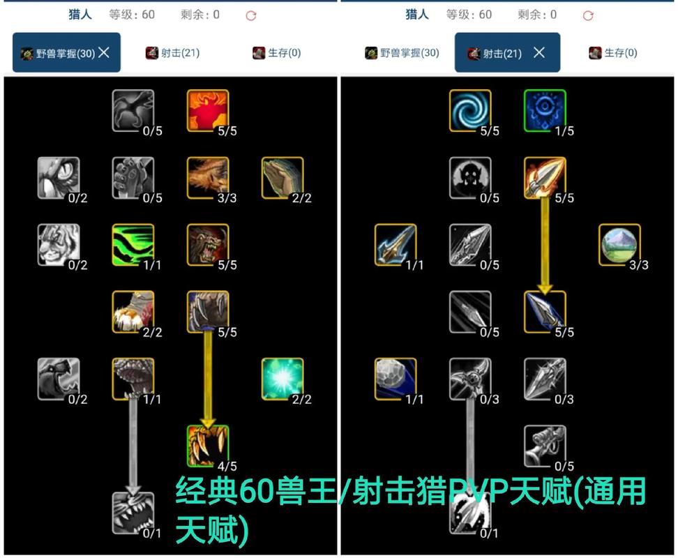 WOW猎人的生存PVP天赋