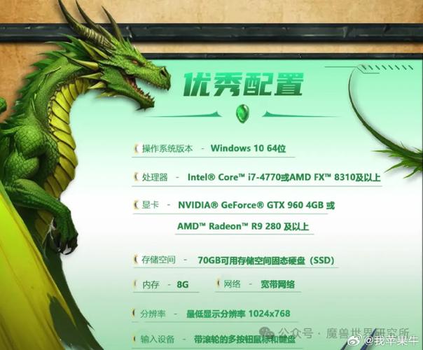 魔兽世界配置要求官方2022