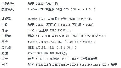 魔兽世界对电脑的配置要求是什么?