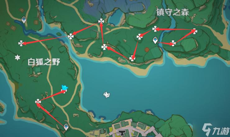 原神绯樱绣球怎么得到-绯樱绣球分布图一览